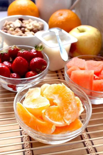 フルーツの朝食 — ストック写真