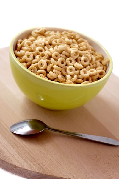 Bowl of cereal for breakfast — Stock Photo, Image