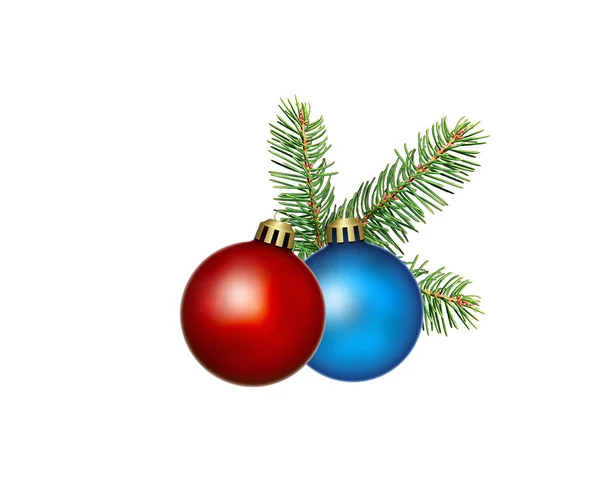 Bolas de Natal ornamentos — Fotografia de Stock