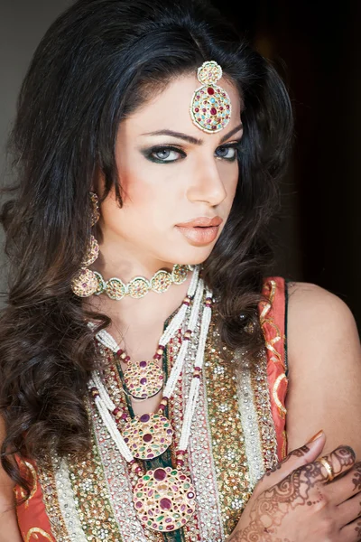 Bela noiva indiana — Fotografia de Stock