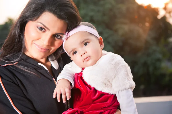 stock image Portrait of mother with her daughter