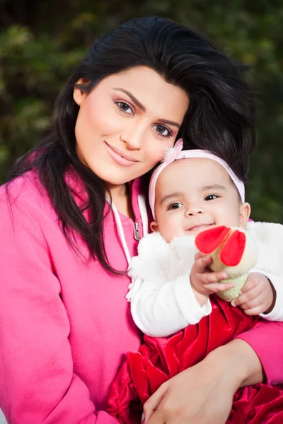 stock image Portrait of mother with her daughter