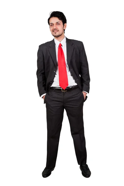 Retrato de comprimento total de um homem de negócios — Fotografia de Stock