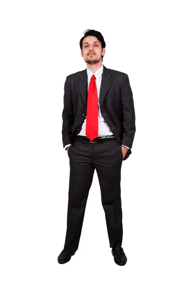 Retrato de comprimento total de um homem de negócios — Fotografia de Stock