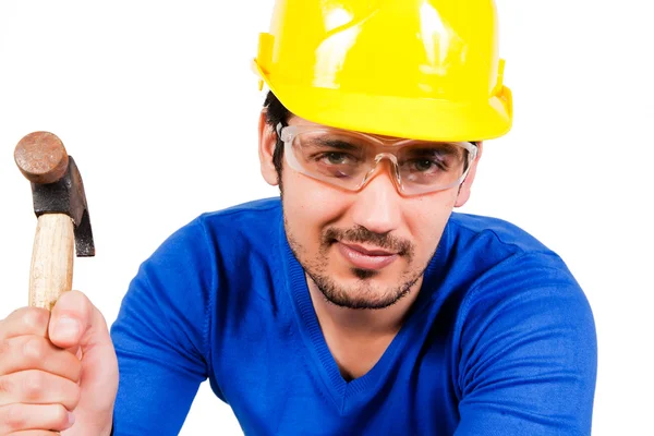Trabajadores de la construcción — Foto de Stock