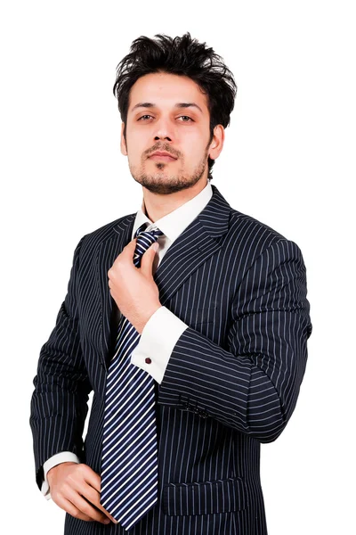 Portret van boos zakenman — Stockfoto