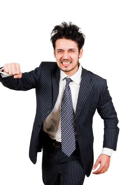 Angry businessman — Stock Photo, Image