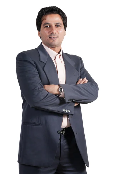 Portret van Indiase zakenman Rechtenvrije Stockafbeeldingen