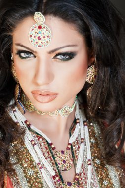 Beautiful Indian Bride clipart