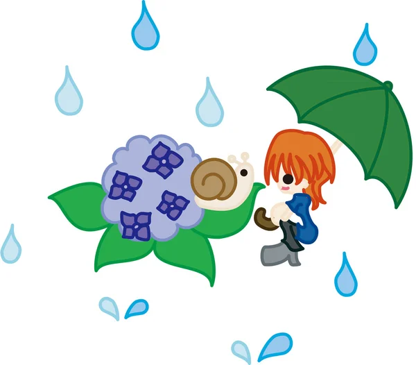 Den déšť — Stockový vektor