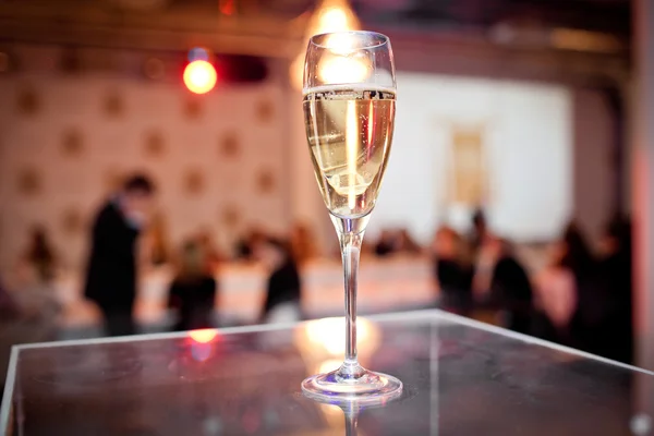 Full glasses of champagne — Stock Photo, Image
