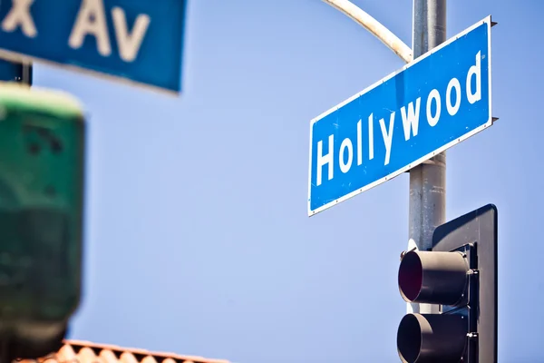 Hollywood σημάδι στο Λος Άντζελες — Φωτογραφία Αρχείου