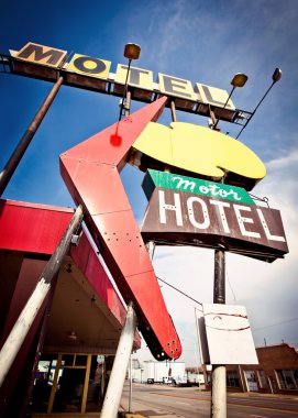 eski motel işareti