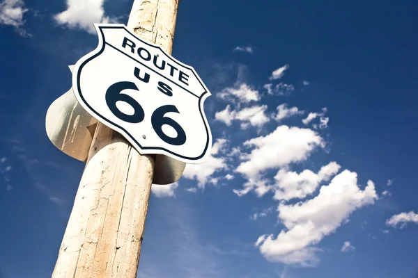 Route 66 tecken — Stockfoto