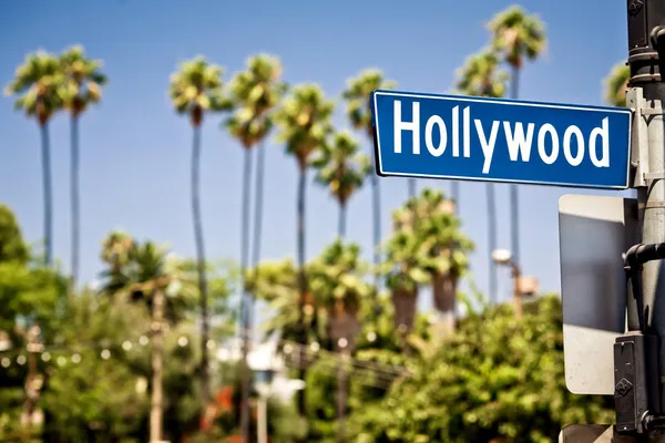 Sinal de Hollywood em LA Imagens De Bancos De Imagens
