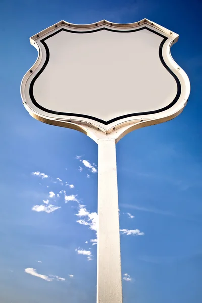 空の道路標識高速道路. — ストック写真