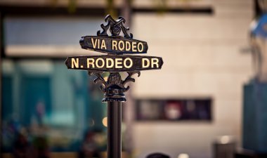 Rodeo Drive sign clipart