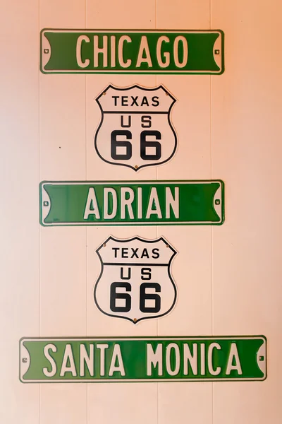 Route 66 tekenen — Stockfoto