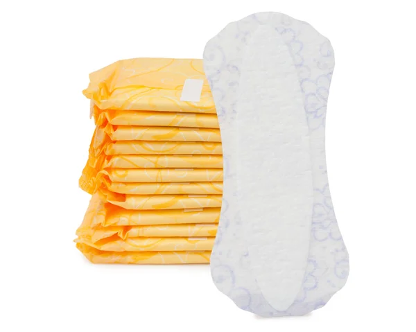 卫生棉条和餐巾 — 图库照片