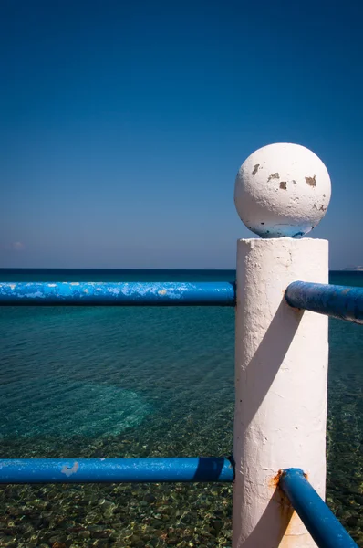 stock image Kamari sea view