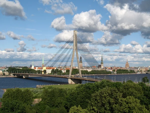 Bridge in Riga Stock Photo