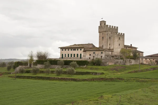 Toskanische Burg — Stockfoto
