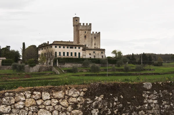 Toskanische Burg — Stockfoto