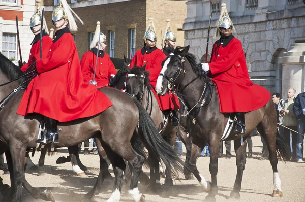 Drottning horse guards — Stockfoto