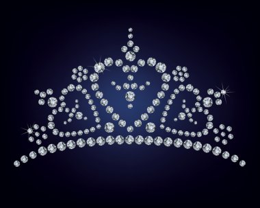 Diamond tiara clipart