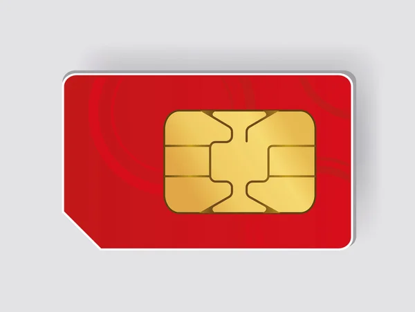 SIM kartı — Stok Vektör
