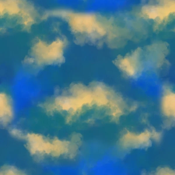 Blue sky seamless pattern — Stock Photo, Image