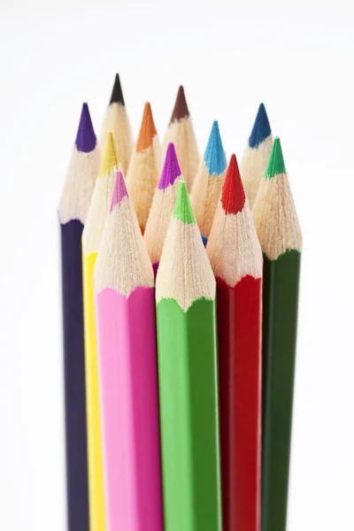 彩色的蜡笔 — 图库照片