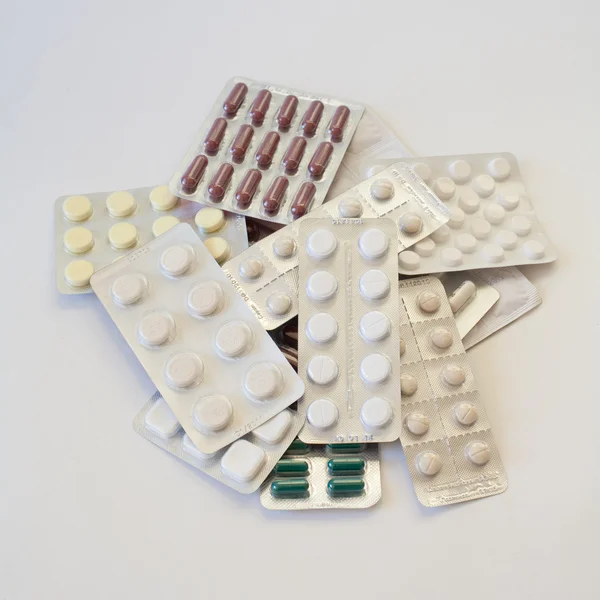 Tablets in blister — Stock Photo, Image