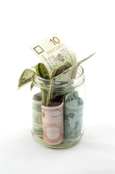 Money jar — Stock Photo, Image