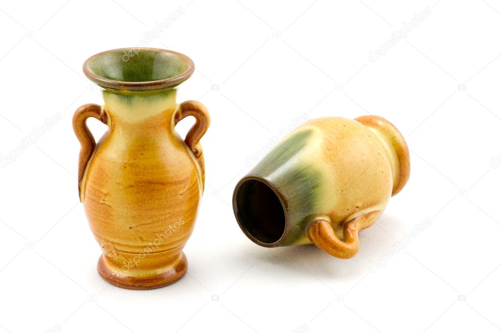 An ancient amphora was utillized for storage of wine