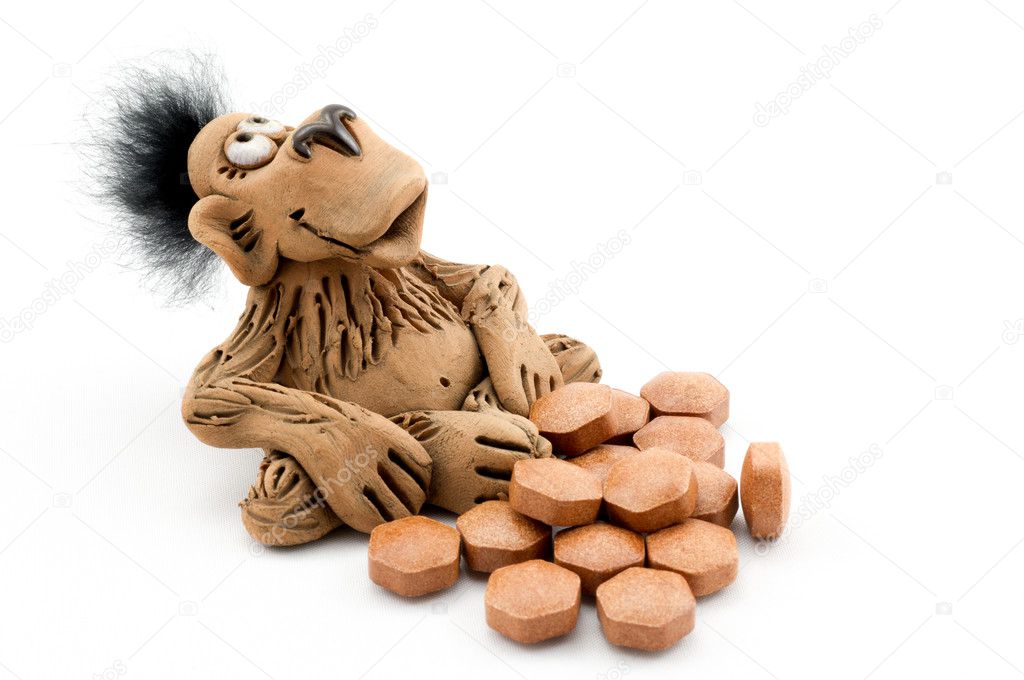 Monkey and pills