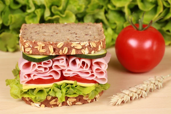 ハムのサンドイッチ — ストック写真