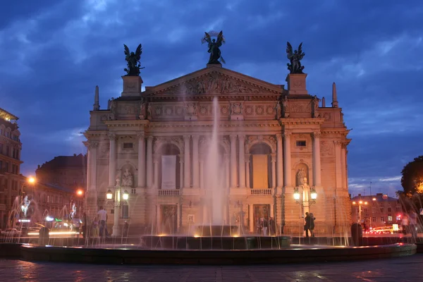 Ópera em Lviv / Ucrânia — Fotografia de Stock