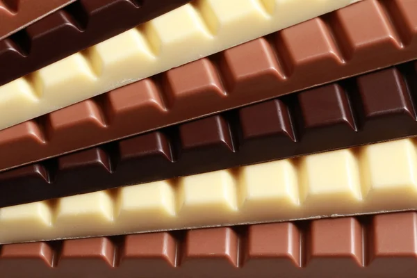 Stapel Schokolade — Stockfoto