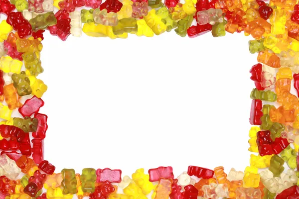 Gummy Bears Frame — Stock Photo, Image
