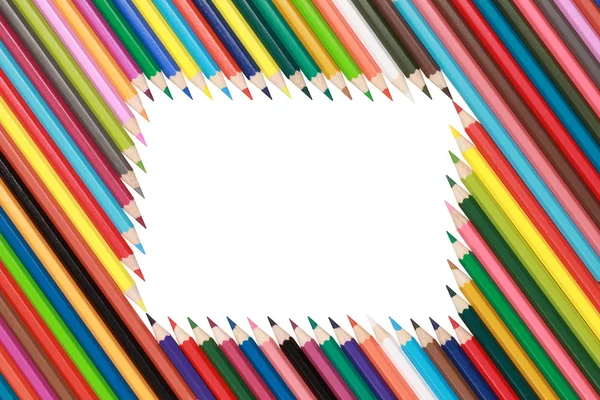 Quadro de lápis de cera — Fotografia de Stock