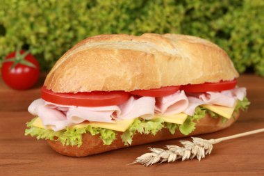 Ham Sandwich clipart