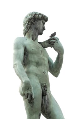 David by Michelangelo, with clipping path