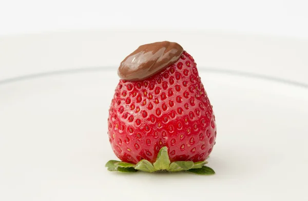 stock image Strawberry with chocolate