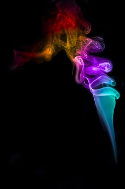 Colored smoke-4 clipart