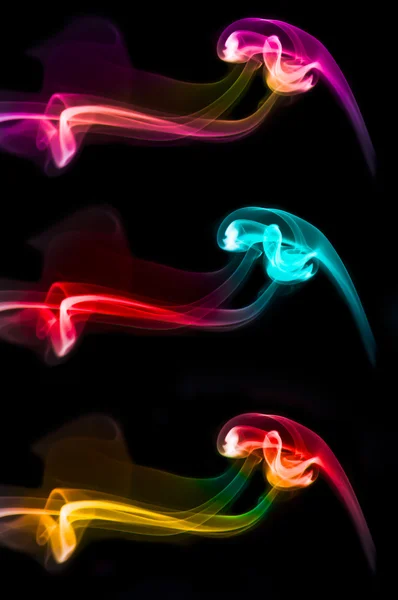 Renkli duman-12 — Stok fotoğraf
