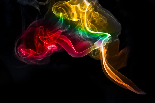 Цветной дым-14 Стоковое Фото
