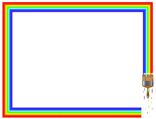 Rainbow frame — Stock Photo, Image