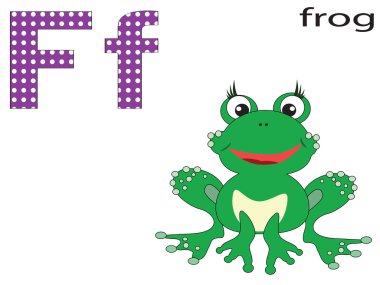Çocuk alfabesi, f