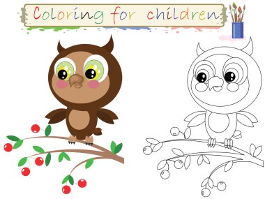 Coloring for children clipart